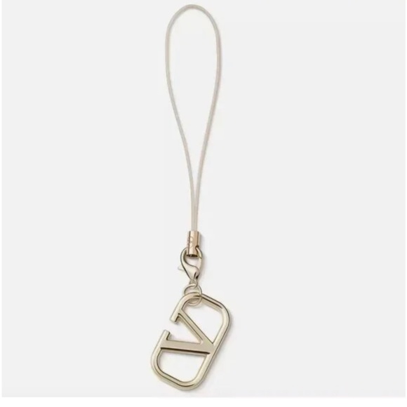 Valentino Logo Charm Choker Necklace - Picture 5 of 6